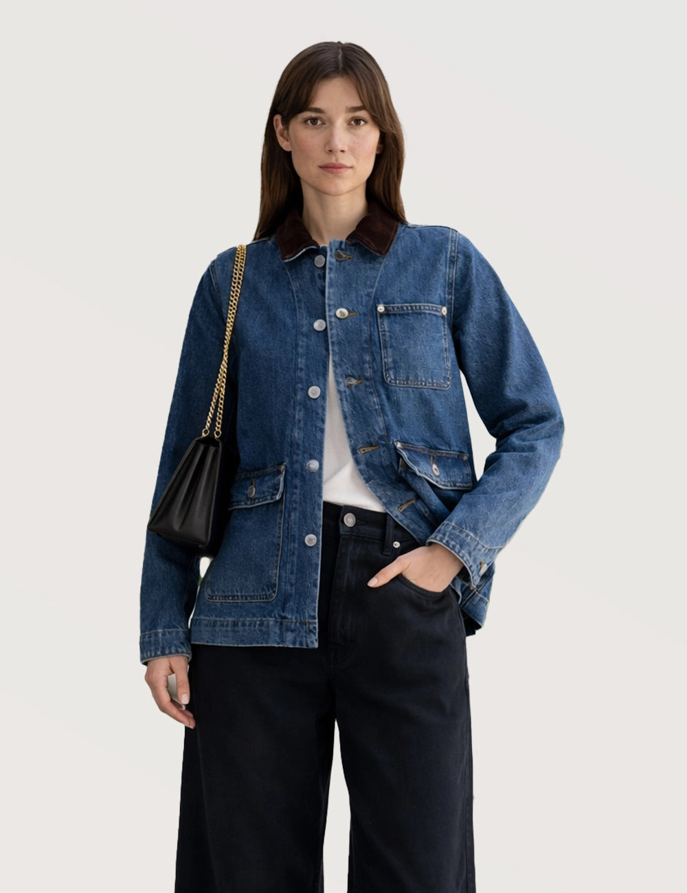Classic Denim Utility Jacket