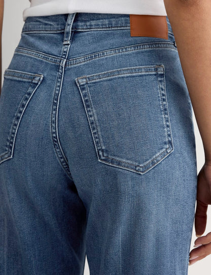 High Rise Straight Jeans