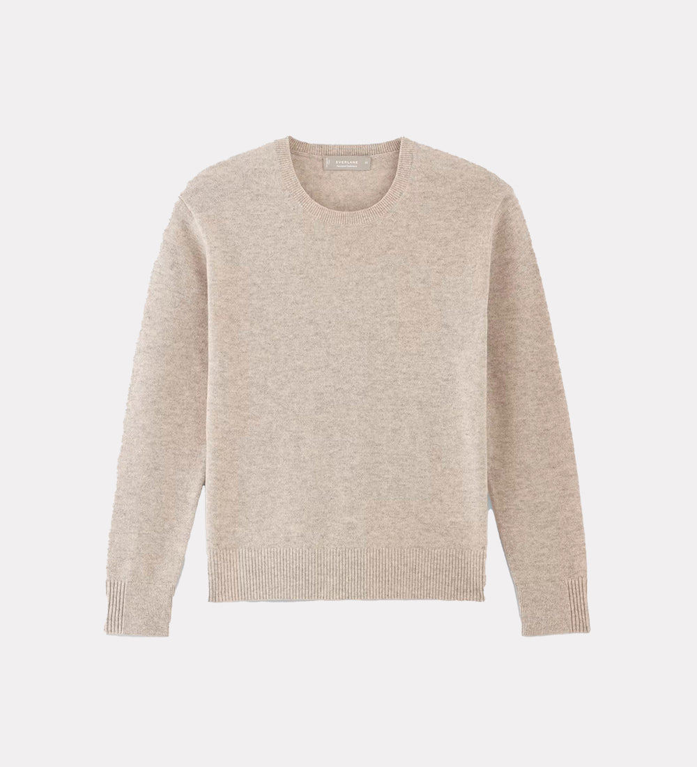 Cotton crew neck sweater