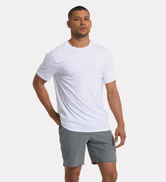 Men's Solid Round Neck Tshirt