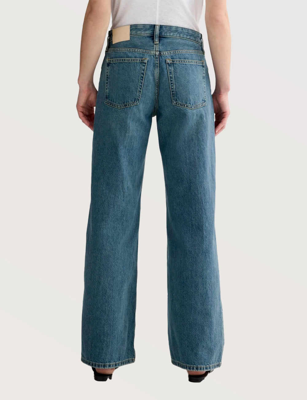 Wide Leg Denim Jeans