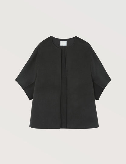 Relaxed Open Front Jacket