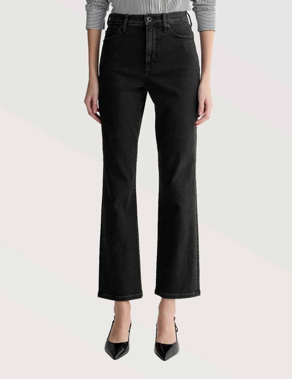 High Rise Straight Jeans