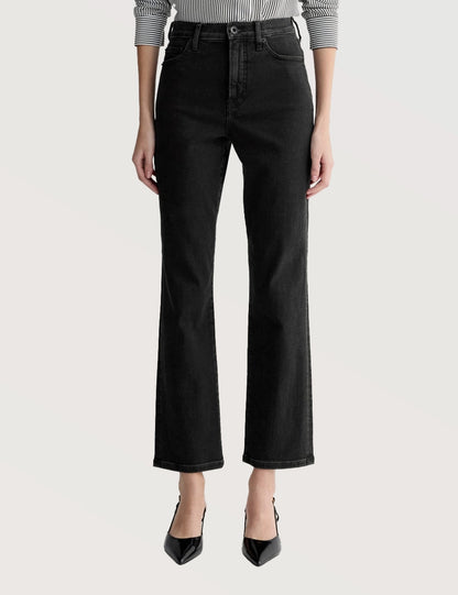 High Rise Straight Jeans