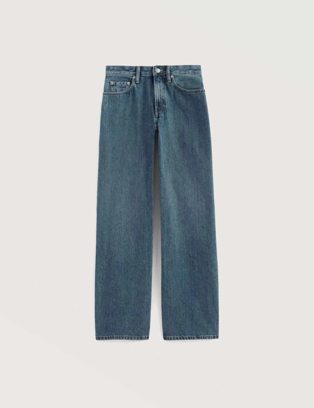 Wide Leg Denim Jeans