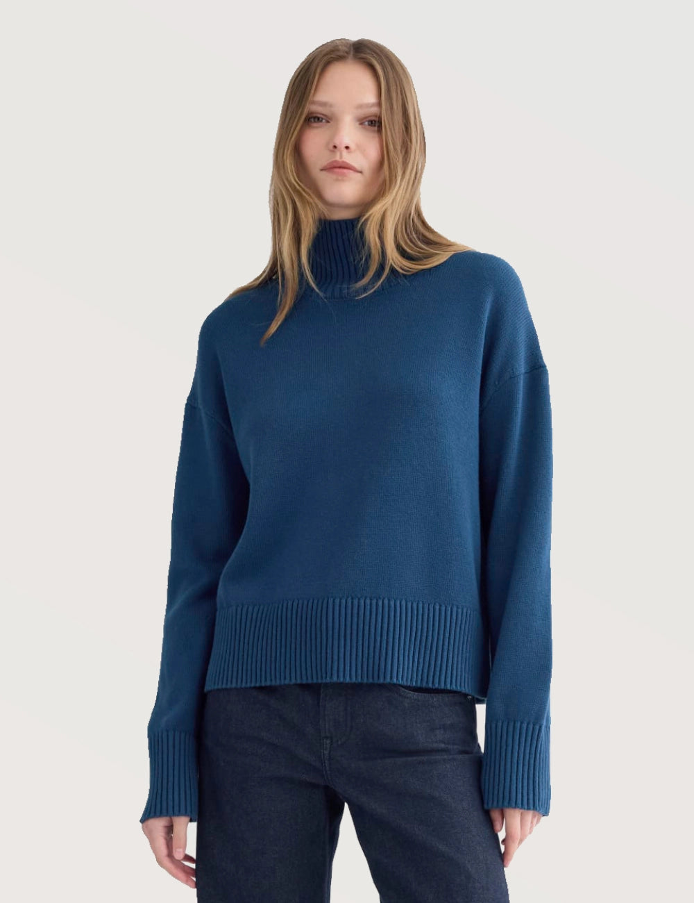 Classic Mock Neck Sweater