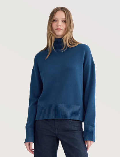 Classic Mock Neck Sweater